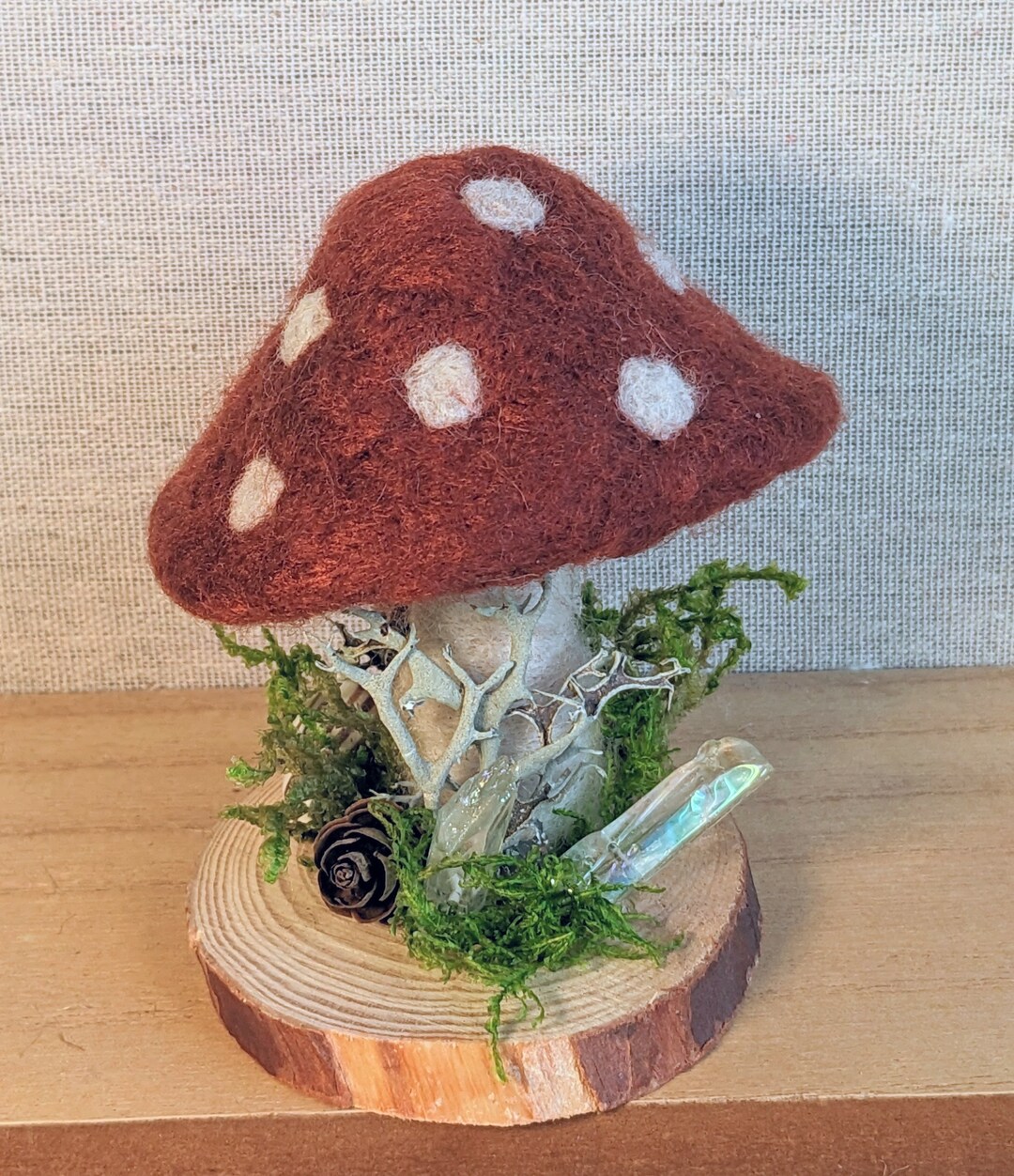 Needle Felted Mushroom Etsy