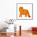 Cat Watercolor Print, Fluffy Watercolor Cat Print, Watercolor Cat Wall ...