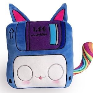 Diskat Retro Plysch Stuffed Cat Floppy Diskette från LUNUNI