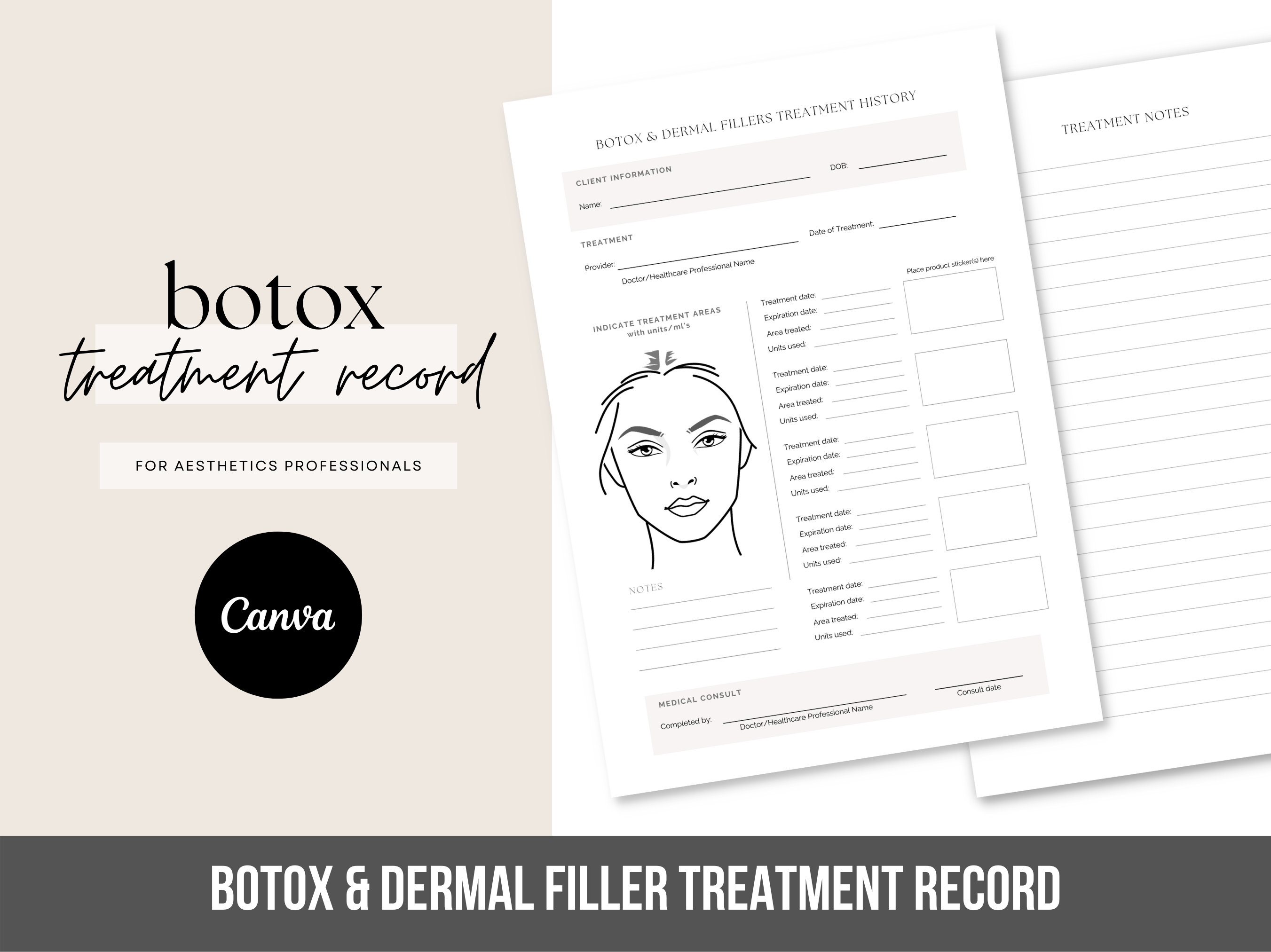 botox-dermal-filler-treatment-record-form-template-cosmetic-etsy