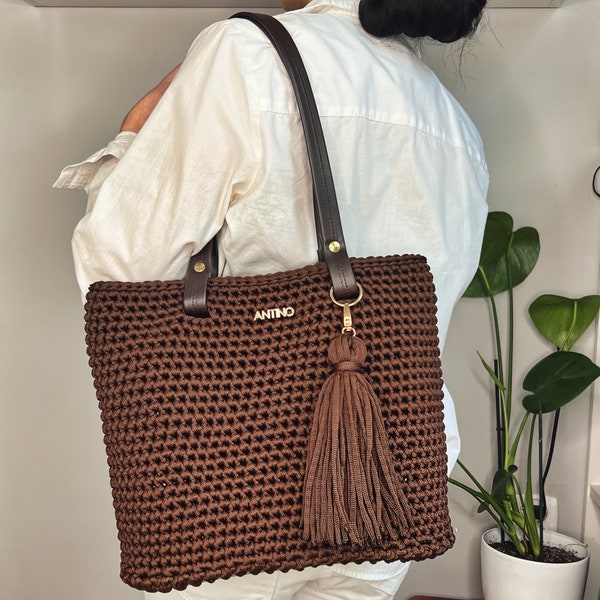 Shopper Bag | premium handmade bag | Crochet bag | Tote bag