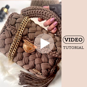 VIDEO TUTORIAL | Crochet bag | Crochet bag pattern