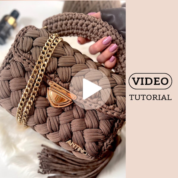 TUTORIEL VIDÉO | Sac au crochet | Patron de sac au crochet