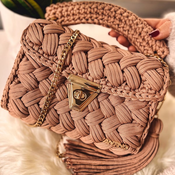 handmade purse | premium handmade bag | crochet bag