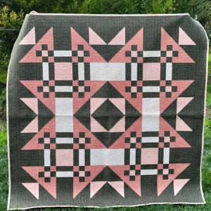 Booth's Corner Throw Quilt image 1