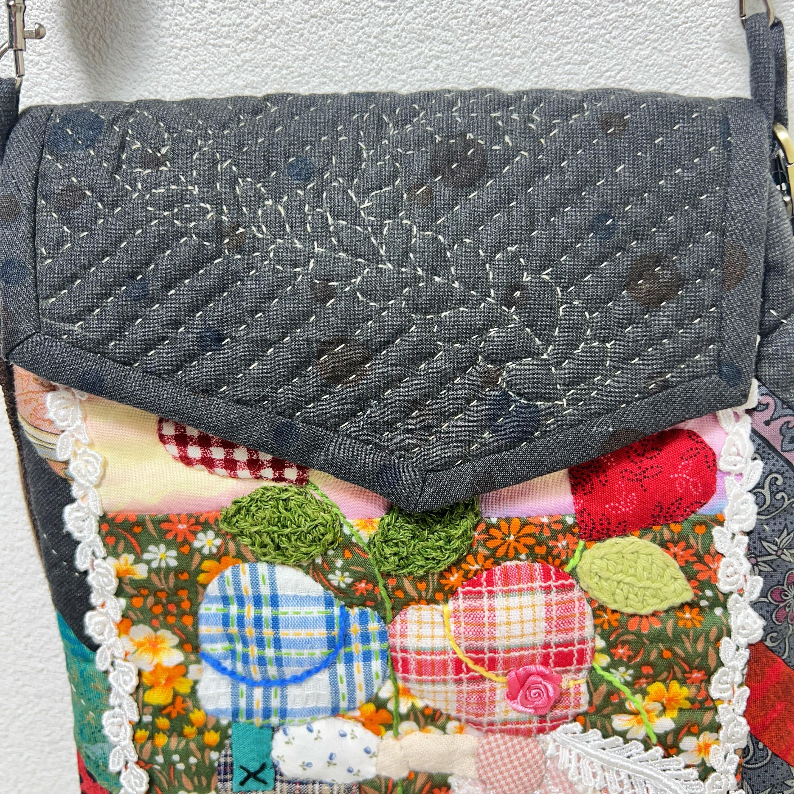 Handmade Quilted Patchwork Tote Bag: Sunbonnet Sue Appliqué - Etsy