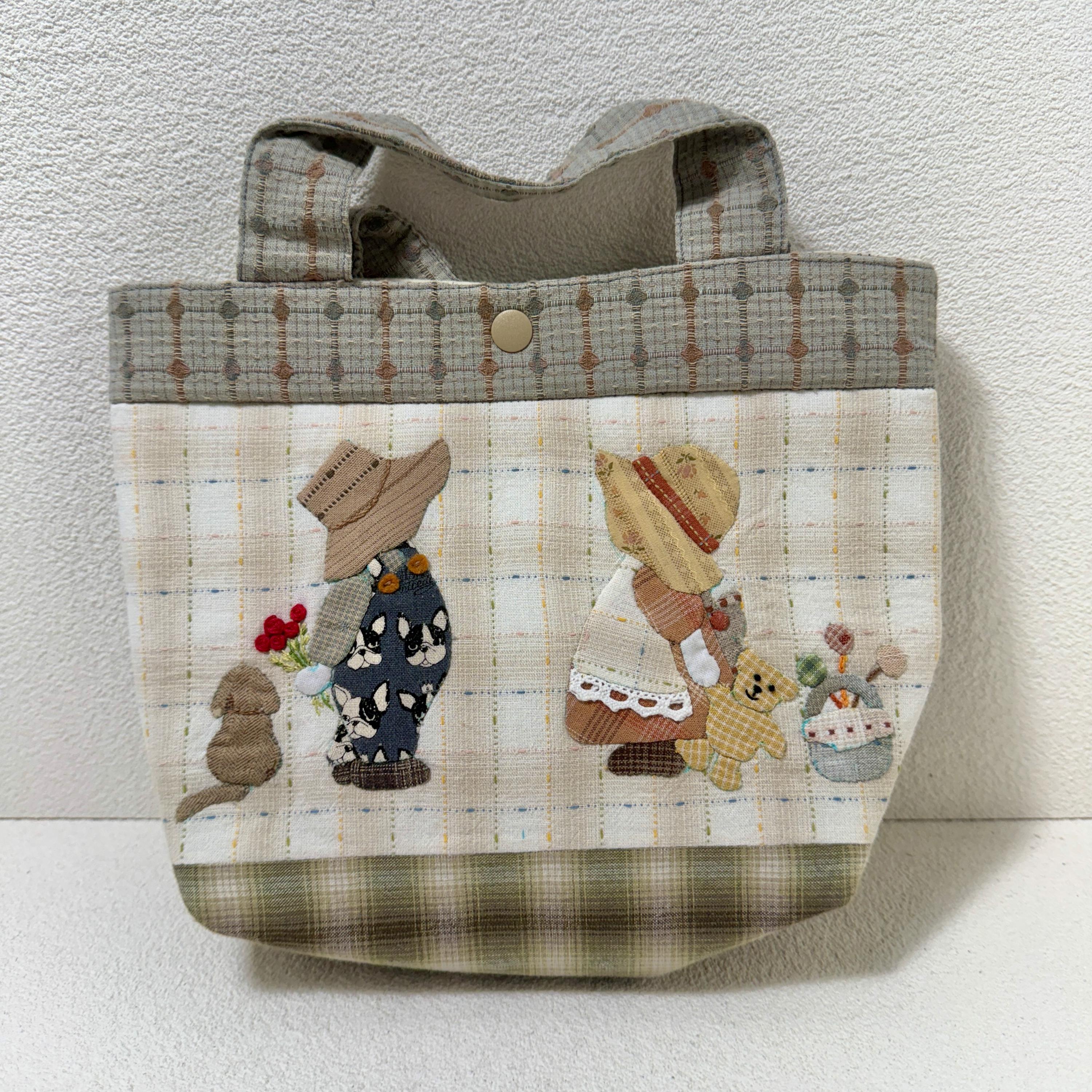 ハンドメイド パッチワーク トートバッグ サンボンネット・スー 【公式