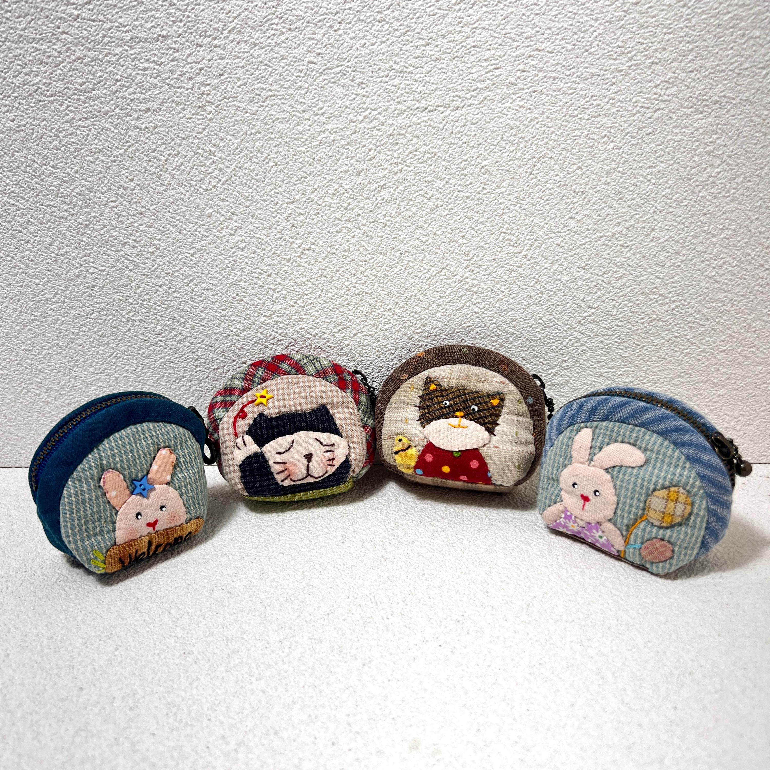 Handmade Mini Patchwork Coin Purse Set – Cute One-of-a-Kind Pouches for Jewelry, Coins & Gifts gifts idea