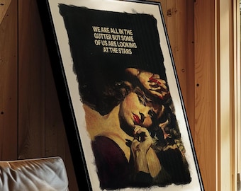 Connor Brothers Framed Pop Art Poster: Funny Quote Retro Wall Decor