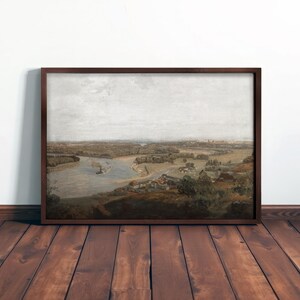 VINTAGE ART - Classic Painting in Wood Frame