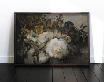 VINTAGE BLOEMENKUNST - Wanddecoratie met humeurige bloemen