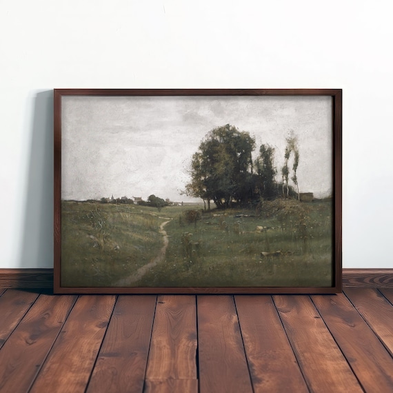 ☆美品◇美術品☆風景画 自然 カントリー雰囲気 絵画 装飾品 寝室