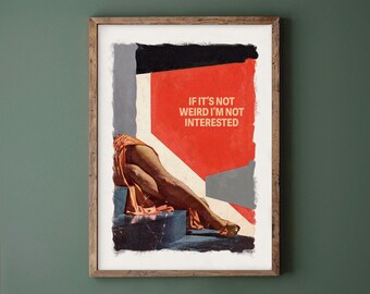 Connor Brothers Poster: Iconic Quote Pop Art - Eclectic Home Decor