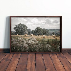 VINTAGE ART - Framed Countryside Painting