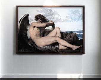 FALLEN ANGEL ART - Framed Wall Decor