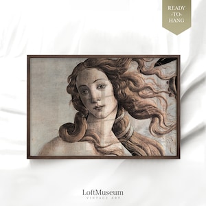BOTTICELLI ART PRINT - The Birth of Venus Framed Poster