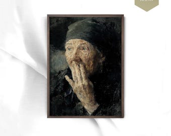PINTURA A ÓLEO VINTAGE - Arte de parede antiga