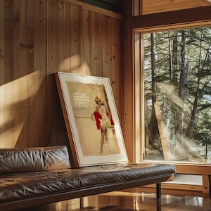 Connor Brothers ingelijste pop-artposter: grappig retrocitaat, eclectisch interieur