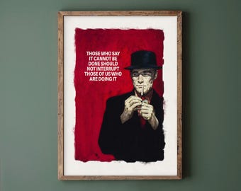 Connor Brothers Poster: Funny Quote Pop Art - Eclectic Home Decor