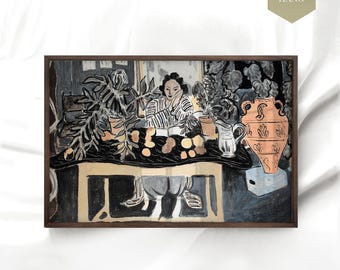 アンリ・マティス - 帽子をかぶった女性 | 有名な芸術作品 マダム