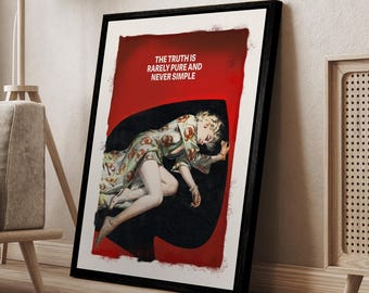 Connor Brothers Framed Pop Art Poster: Retro Funny Quote, Eclectic Home Decor