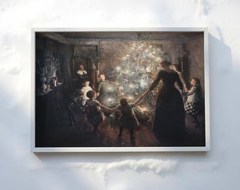 VINTAGE CHRISTMAS ART - Rustic Holiday Decor