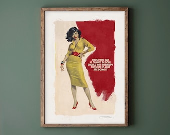 Connor Brothers Poster: Funny Quote Pop Art - Eclectic Home Decor