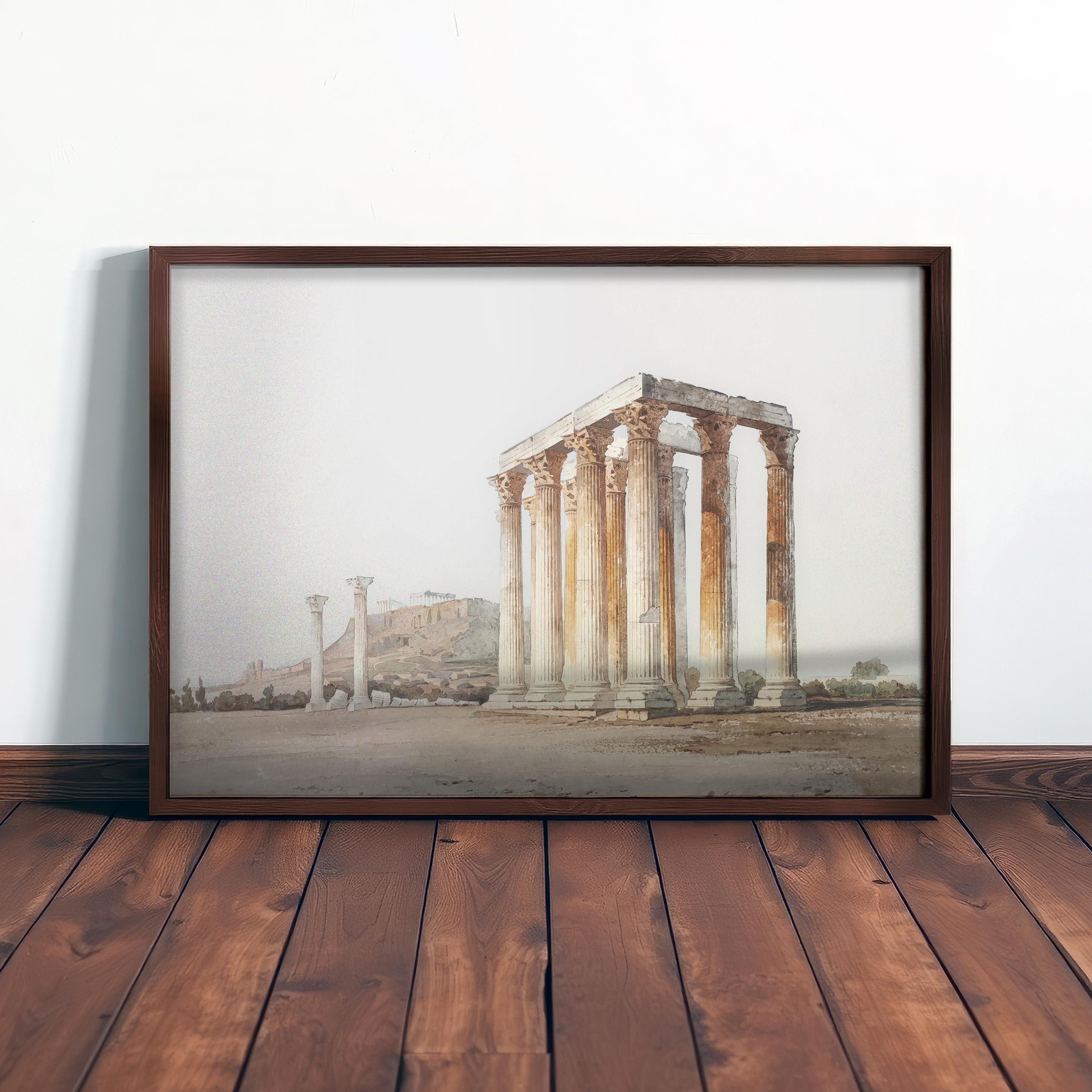 希少品！70s〜アメリカアンティーク　古代ギリシャ宮殿の壁掛けUSAヴィンテージ ヴィンテージギリシャ絵画 - アンティーク寺院の壁アート装飾 - Etsy 日本