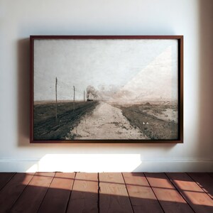 Vintage Train Landscape Art – Timeless Railway Painting for Elegant Travel-Inspired Wall Decor #LS30