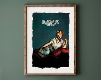 Connor Brothers Poster: Funny Quote Pop Art - Eclectic Home Decor