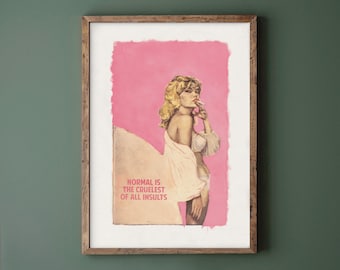 Connor Brothers Poster: Funny Quote Pop Art - Eclectic Home Decor