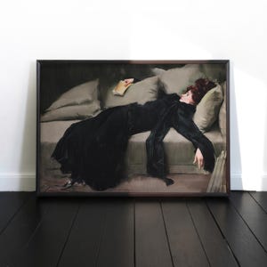 Antique Woman Portrait: Elegant Fine Art Print, Old Masters Style