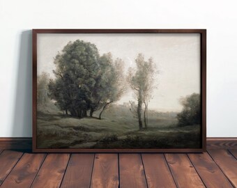 DIPINTO FRANCESE VINTAGE - Decorazione murale antica