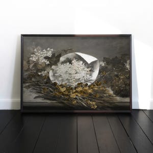 FLOWERS PAINTING - Framed Wall Art