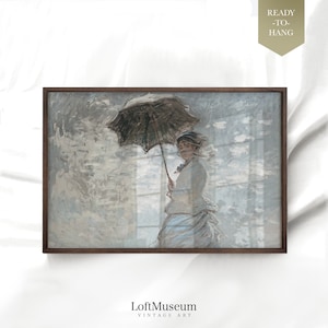 MONET WALL ART - Gerahmtes Madame Monet Gemälde