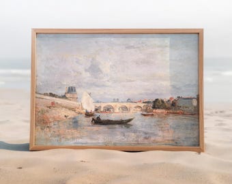 Vintage Paris Wall Art - French Landscape Print for Elegant Living Room & Timeless Home Decor #SS64