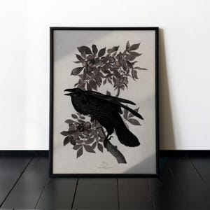 RAVEN ART PRINT - Gothic Decor