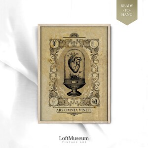 Vintage Gothic Wall Art - DARK ACADEMIA Decor