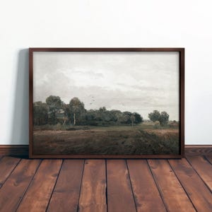 Vintage Landscape Painting - Historical Wall Art Decor