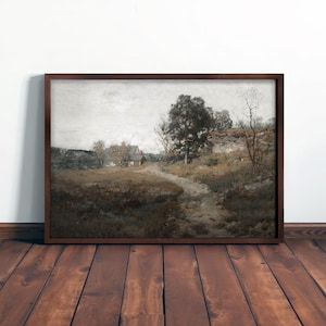 VINTAGE LANDSCAPE ART - Antique Wall Painting