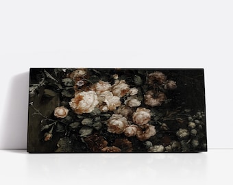 ANTIQUE ROSE CANVAS - Vintage Wall Art