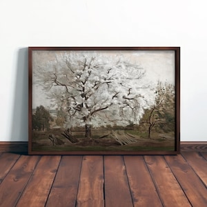 VINTAGE LANDSCAPE ART - Antique Farmhouse Decor