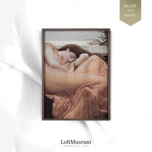 VINTAGE FRAMED PAINTING - Frederic Leighton Art
