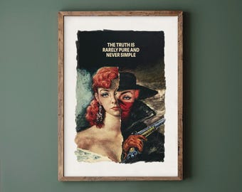 Connor Brothers Poster: Funny Quote Retro Pop Art - Eclectic Home Decor