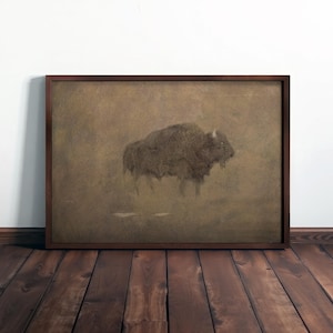 BUFFALO WALL ART - Vintage Abstract Decor