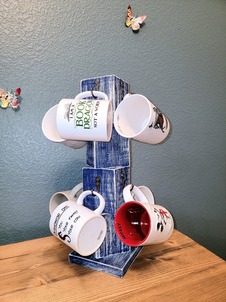 Coffee Bar Mug Holder Etsy