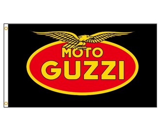 Moto guzzi Motor cycle Man cave flags bar banner home decor poster print sign 