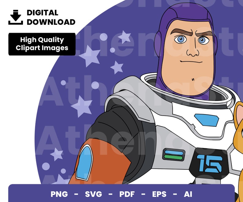 Lightyear and Sox Lightyear SVG Buzz Sox Movie Digital Etsy UK