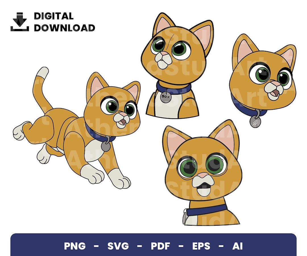 Sox SVG Lightyear Buzz Izzy Sox Movie Digital Download Etsy