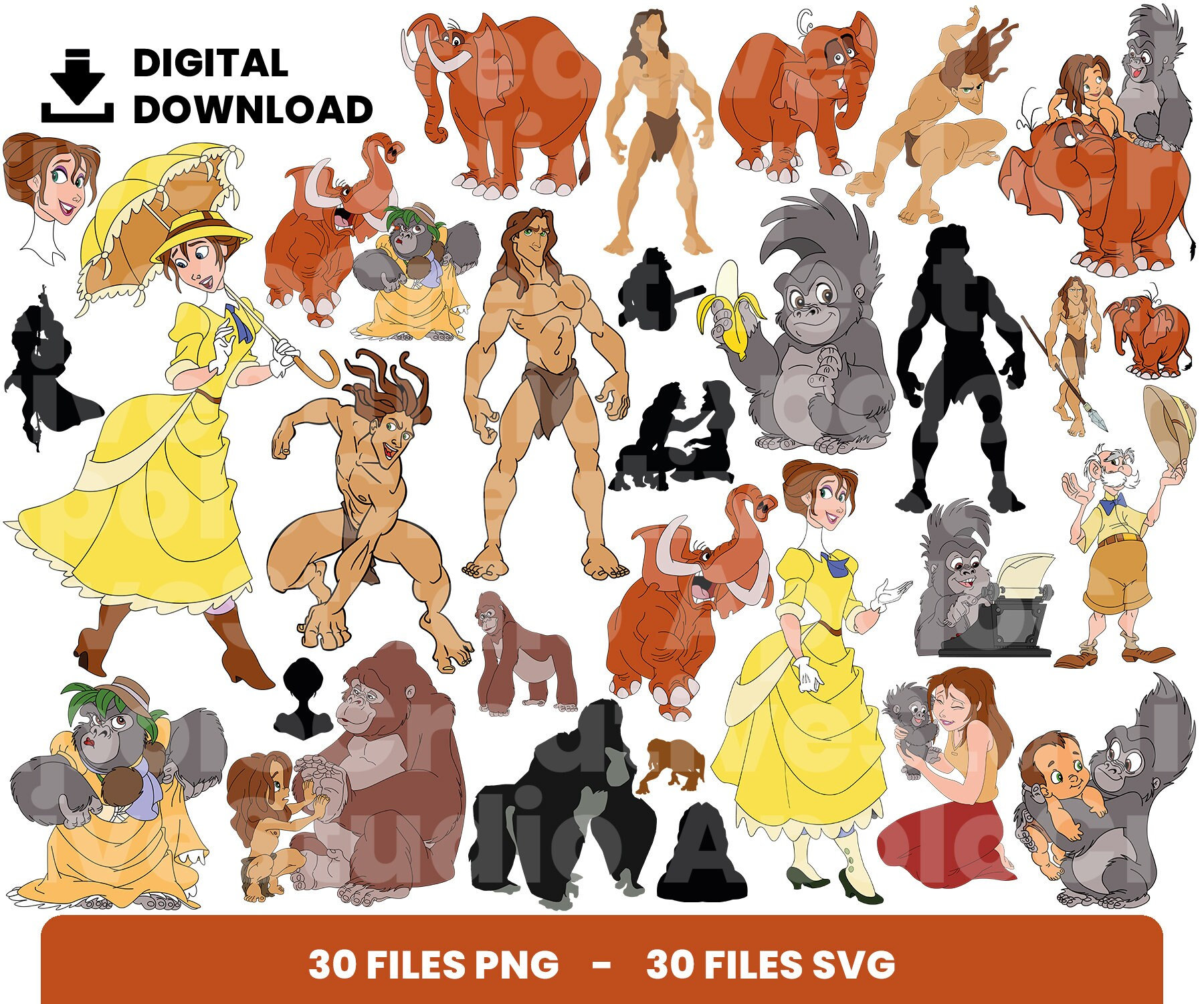 Tarzan 2022 Clipart